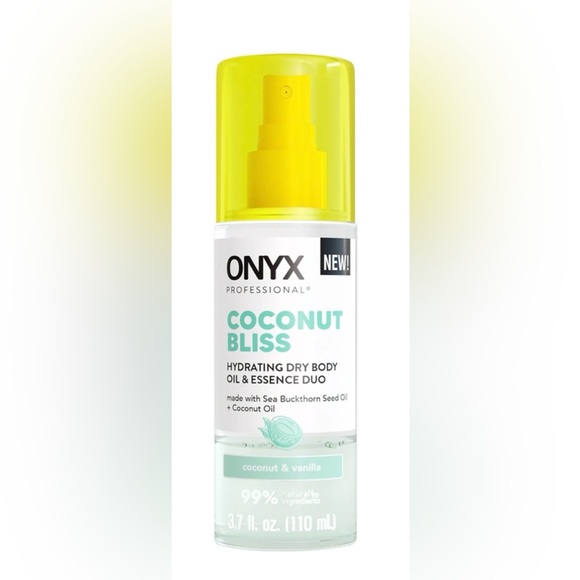 Onyx Professional Coconut Bliss Hydrating Dry Body Oil & Essence Duo w Vanilla - Picture 2 of 7